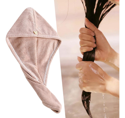 Gorro De Secado De Cabello Para Mujer, Gorro De Baño Con