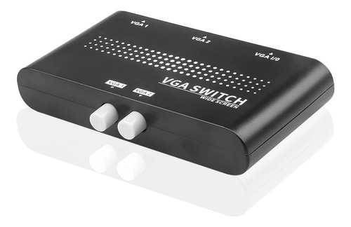 Imagen 2 de 4 de Switch Conmutador Video Vga 2 Pantallas 1080p Selector Vga