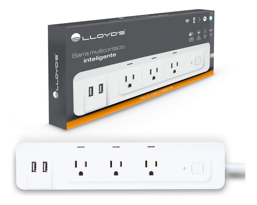 Lloyd's Barra Multicontacto Inteligente Wifi Con 3 Contactos