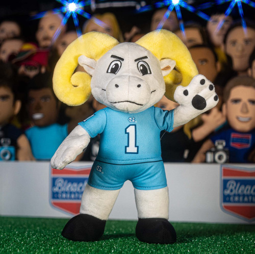 Figura De Pelúcia Bleacher Creatures North Carolina Tar Heel