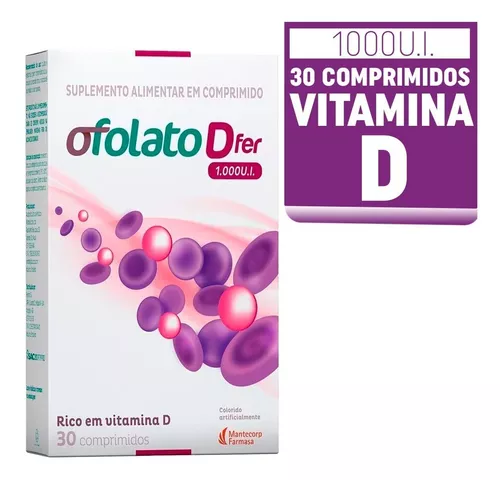 Ofolato - 30 Comprimidos - Vitamina para Gestante