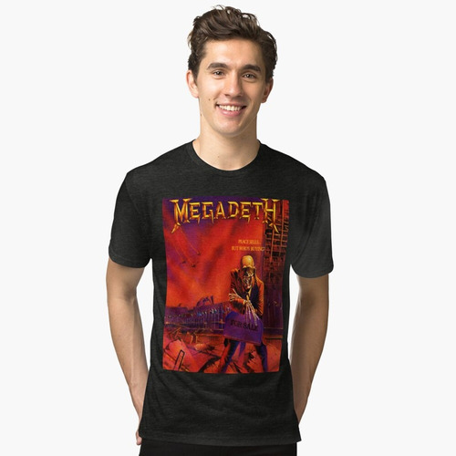 Polera Megadeth Trash Metal H