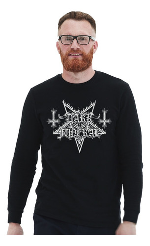 Polera Ml Dark Funeral Logo Metal Impresión Directa