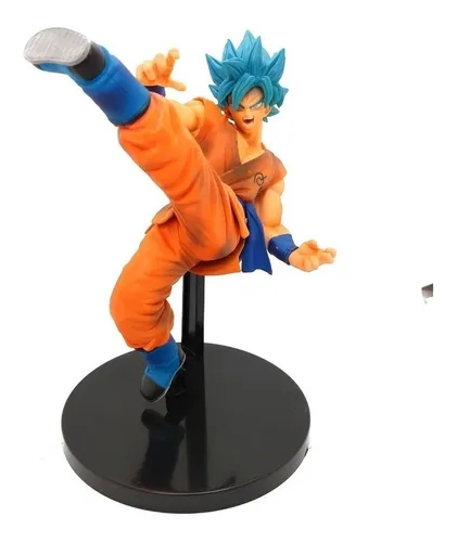 Figura Dragon Ball Goku Pelo Azul Fes Colección Figura Dragon Ball Goku Pelo Azul Fes Colección