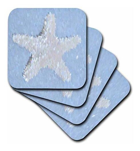 3drose Cst 47738 1 Ocean Star-pastel Azul Y Blanco Starfish-