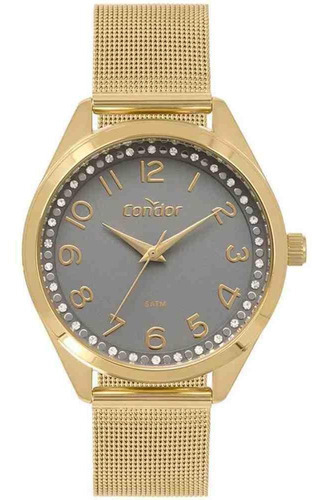 Relógio Condor Feminino Co2035mox/4c Dourado Analogico