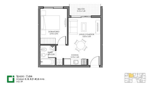 Departamento 2 Ambientes En Venta Caseros