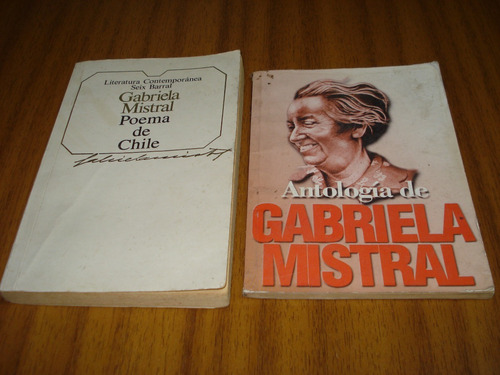 2 Libros De Gabriela Mistral