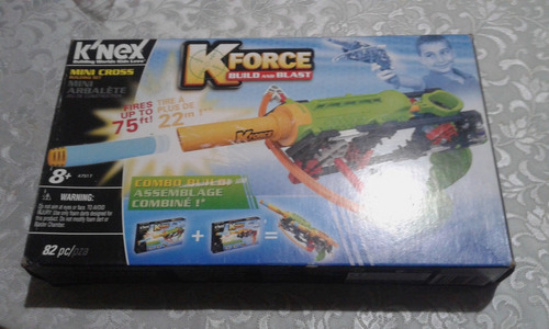 K'nex Kforce Build And Blaster Mini Cross Nueva En Su Caja