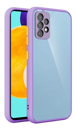 Imagen 1 de 4 de Funda Para Galaxy A52 Bumper Alto Impacto Protege Cámara