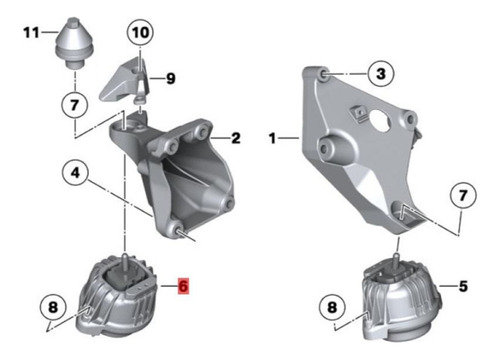 . Soporte De Motor Izquierdo S922116787657 For F20 F21 F22