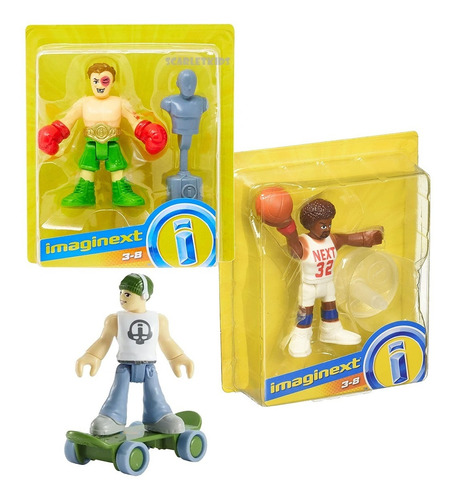 Imaginext Figuras Deportes Combo X3 Original