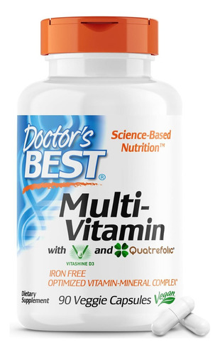 Multivitaminas Optimizada Doctor's Best 90 Cápsulas Veg