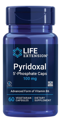 Life Extension Piridoxal 5-fosfato 100 Mg P5p Essential V