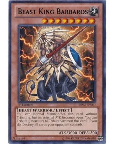 Beast King Barbaros (bp02-en080) Yu-gi-oh!