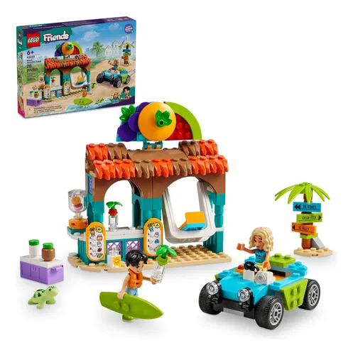 Suporte De Smoothie Toy Lego Friends Beach Com 2 Minibonecas
