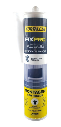 Cola Prego Fixa Madeira Vidro Metal Gesso Fortaleza Br 400g