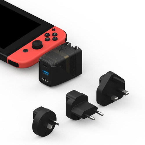 Genki Covert Dock Global Edition Switch Novo Com Adaptadores