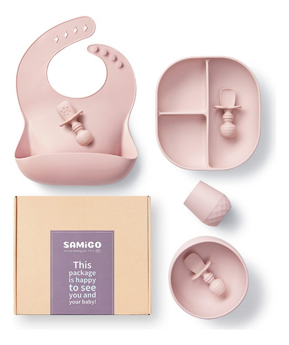 Juego Silicona Bebé, Suministros Destete, Placa Succión, Cuc