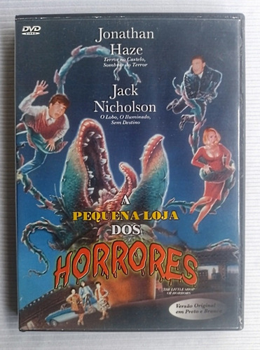 Dvd A Pequena Loja Dos Horrores - Jack Nicholson Original 