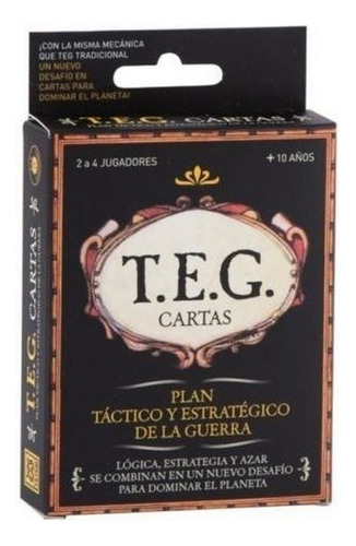 Juego Teg Cartas Plan Estrategico De Guerra Yetem Tun