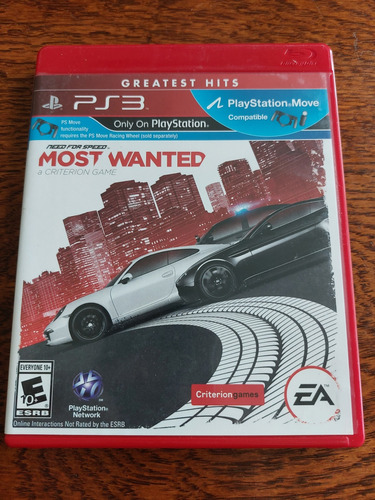 Need For Speed Most Wanted Ed. Especial Original Físico Ps3