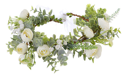 Vivivalue - Corona De Flores Para Mujer, Corona De Flores, D