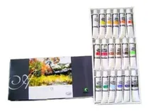Comprar Acrílicos Maries X 18 +set Pinceles Delineador 000 Medellín