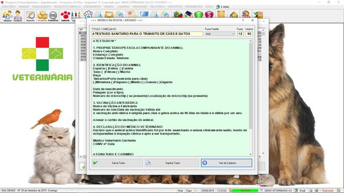 Programa Clinica Veterinária Com Agendamento Financeiro V4.0