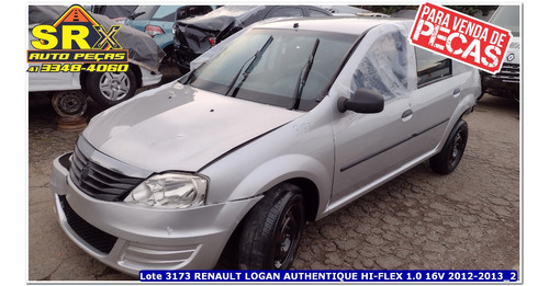 Sucata Renault Logan Authentique Hi-flex 1.0 16v 2013