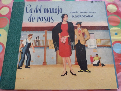 Álbum 3 Lps La Del Manojo De Rosas Vinilo Carbón W