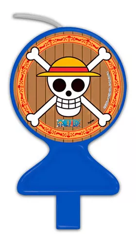 One Piece Luffy festa de aniversário topo de bolo design grátis