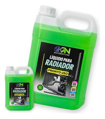 Kit 2 Aditivo Liquido Radiador Kn 5l Pronto Uso Verde Toyota - R$ 78,99