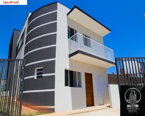 Sobrado Com 1 Dormitório À Venda, 49 M² Por R$ 145.000 - Jardim Santa Esmeralda - Sorocaba/sp - Ca00073 - 67692348
