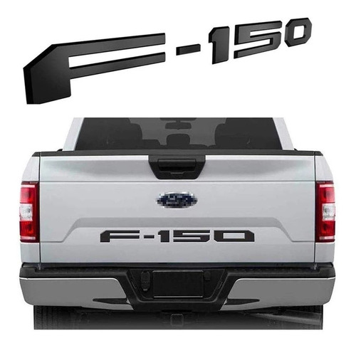 Emblema Portón Portalon New Ford F-150 Año 2021 Color Negro