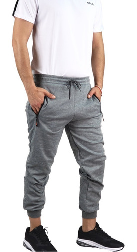 Pantalón Buzo Hombre Algodón. Jogger Sin Forro Polar M A 3xl