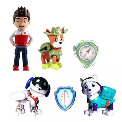 Paw Patrol Patrulla Canina Perrobot Everest Ryder Tracker