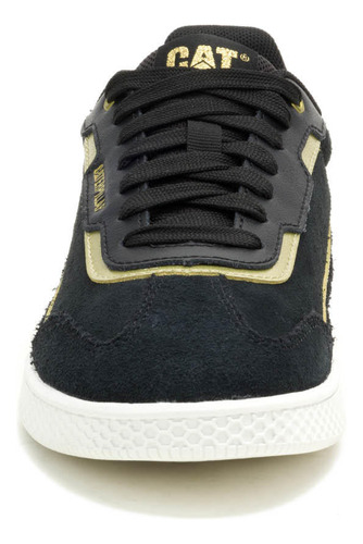 Zapatilla Mujer Pause Retro T-toe Negro Cat
