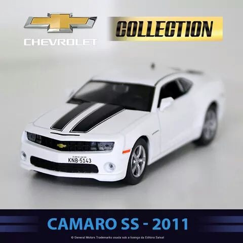 Auto Chevrolet Camaro Ss 2011 Escala 1:43 Colección Metal