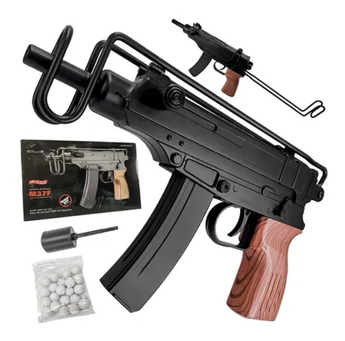 Imagen 4 de 7 de Rifle Pistola De Corto Alcance Airsoft - 6 M Incluye Balines