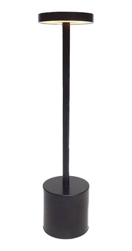 Lampara De Mesa Led 34cm Resto Negro