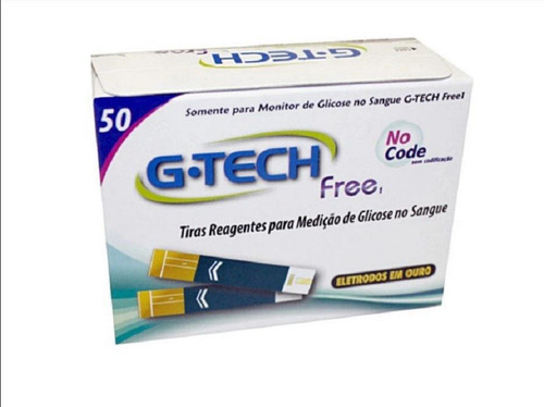 Tiras Reagentes Free G-tech 50 Unidades