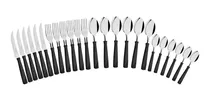 Comprar Juego De Cubiertos 24 Piezas Tramontina New Kolor Negro