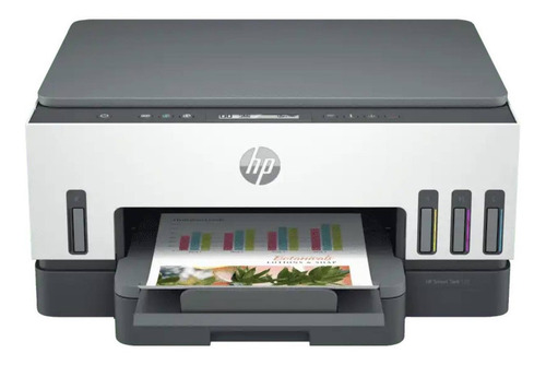 Impresora a color multifunción HP Smart Tank 720 con wifi blanca 100V/240V