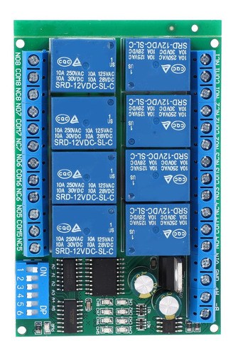 Módulo De Relé Rs485 De 8 Canales Dc 12v