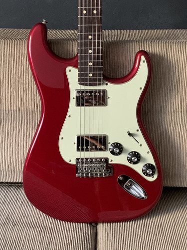 Rara Fender Blacktop. 5,6kpix. Sgt Gibson Boss Epiphone Prs Destro Vermelho Madeira De Bordo (Usado)