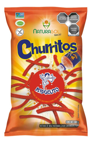 Churritos Miguelito Naturasol Dulce En Polvo Enchilado 600g