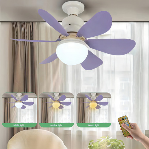 Ventilador de techo Genérica Generic generic con 6 palas de Plástico color blanco estructura color blanco, 42cm de diámetro 1 127V