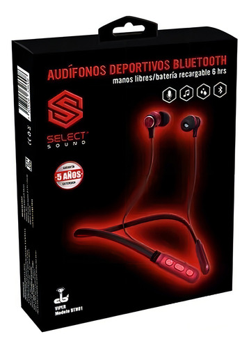 Audifonos Deportivos Bluetooth Select Sound Bth01