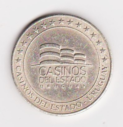 Uruguay Ficha Cospel N/d Casinos Del Estado 2,8 Cms.